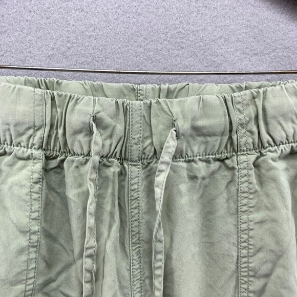 Thread & Supply Lyocell Cropped Wide Leg Pants Women Medium Beach Boho Lagenlook - Picture 4 of 12